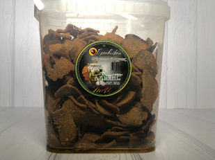 Корюшка Х/К ГОСТ (крупная): Ведро Ржаные гренки с малосольным огурчиком