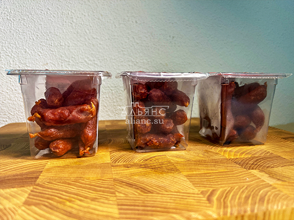 Колбаски МИНИ со вкусом аджики с/к (100 гр) в Чебоксарах