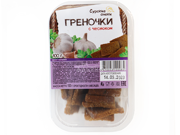 Сурские гренки с Чесноком (100 гр) в Чебоксарах