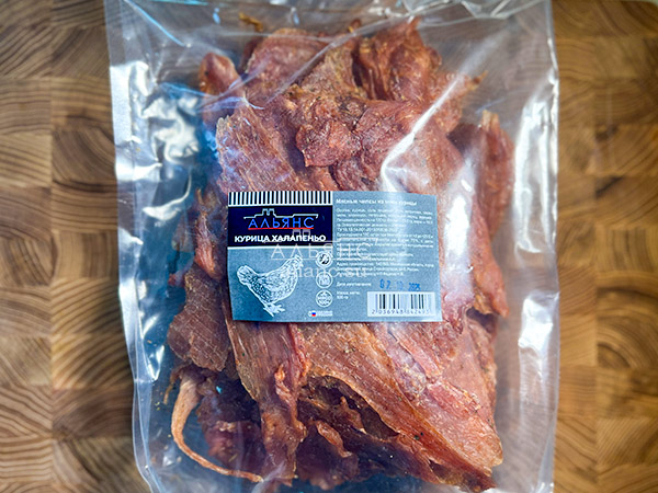Мясо (АЛЬЯНС) вяленое курица 500гр "С халапеньо" в Чебоксарах