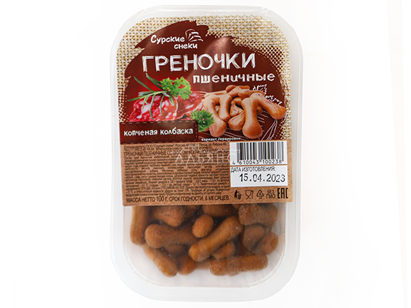 Сурские (ПШЕНИЧНЫЕ) Копченая колбаска (100 гр) в Чебоксарах