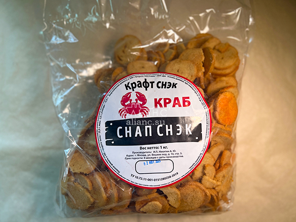 Снапсы ПШЕНИЧНЫЕ "Краб" в Чебоксарах