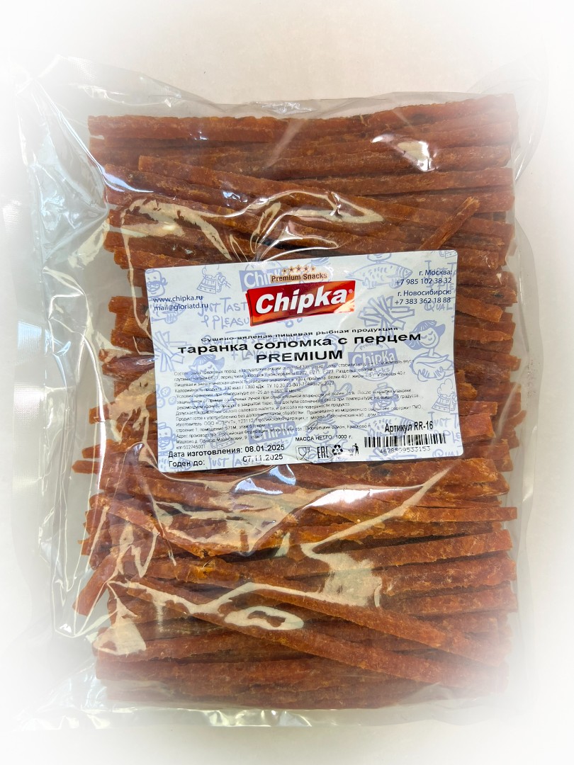 Таранка с перцем (соломка) (Chipka ПРЕМИУМ) в Чебоксарах