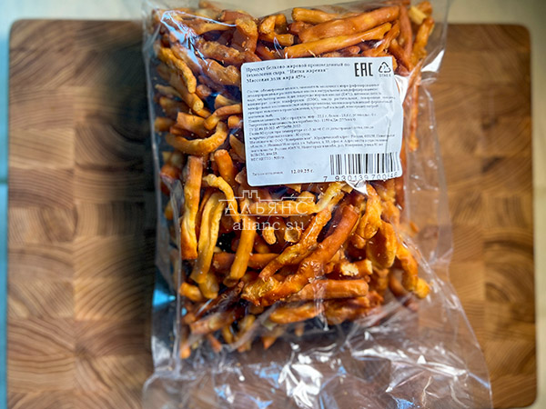 Нитка ЖАРЕНАЯ  Oktobersnack1 кг (сырный продукт) в Чебоксарах