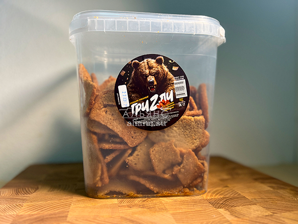 Ведро Ржаные гренки со вкусом Крылышки Барбекю (1 кг) в Чебоксарах