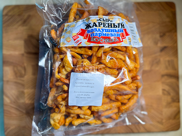 Жареный сыр "ВКУСНЯШКА" со вкусом пармезан (500 гр) в Чебоксарах