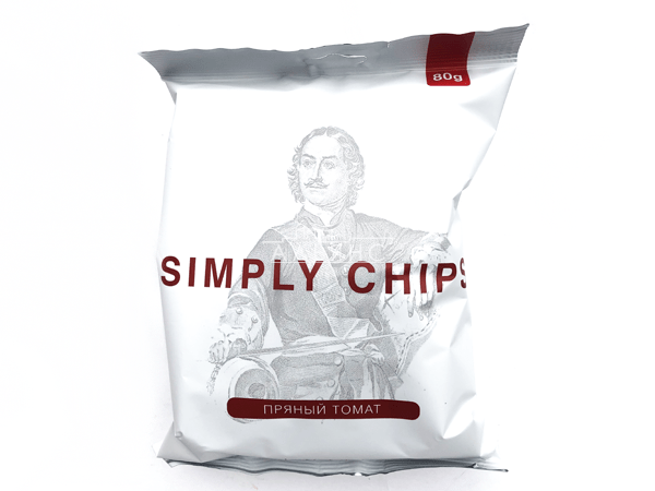 Картофельные чипсы "Simple chips" Пряный томат 80 гр. в Чебоксарах